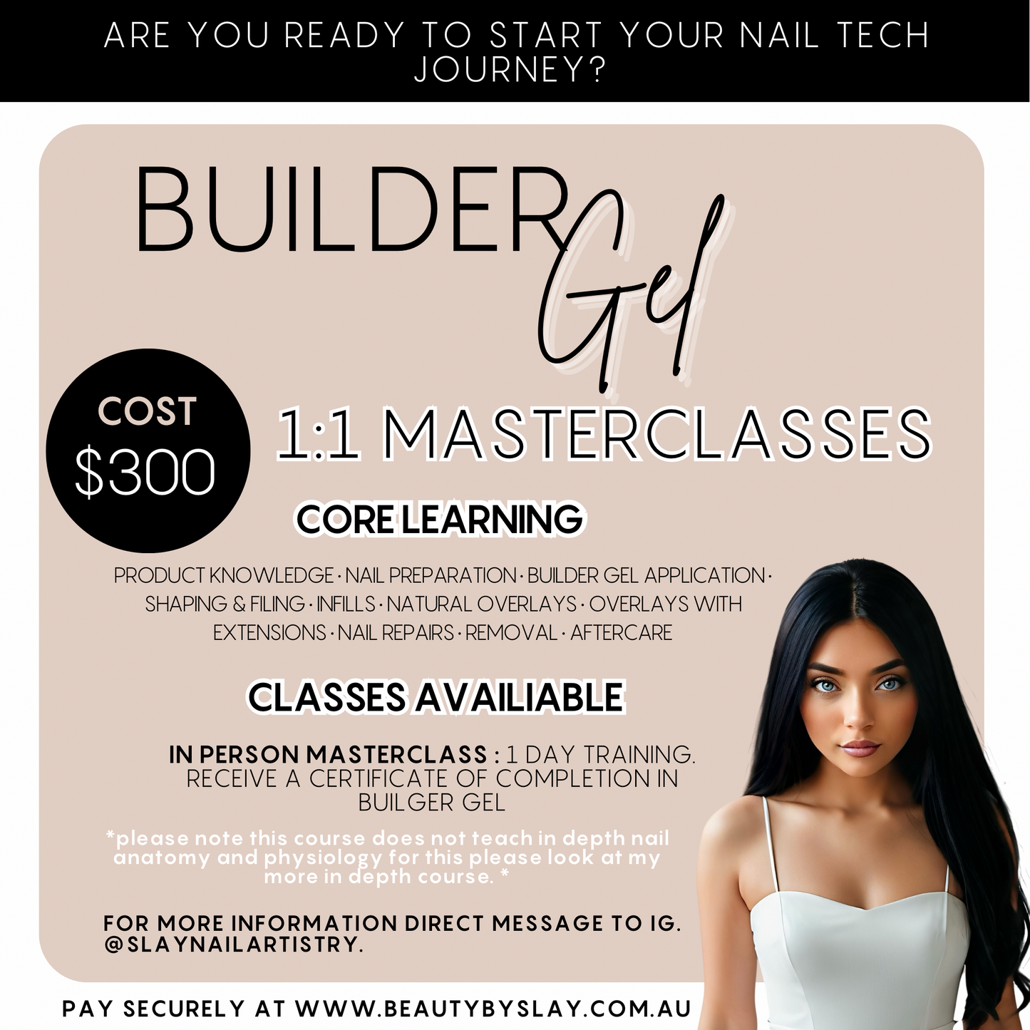builder gel 1:1 masterclass